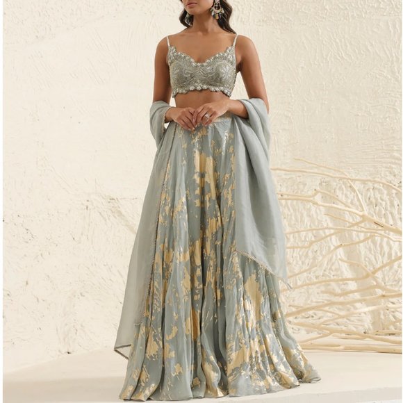 KYNAH Dresses & Skirts - KYNAH Periwinkle Lehenga Set
